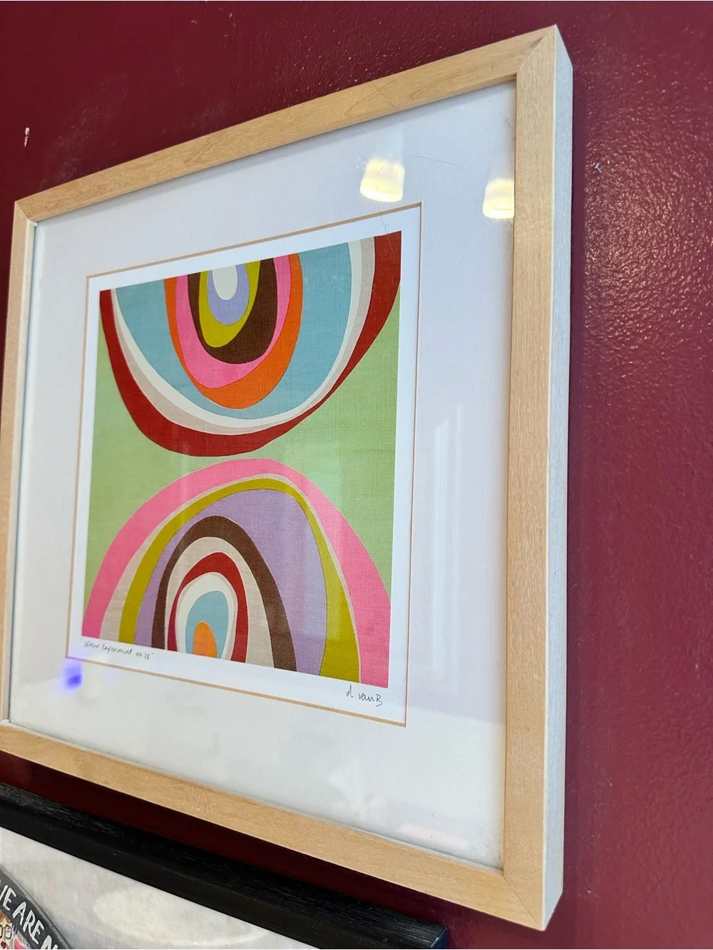 IKEA D Van B 'Colour Experiment No. 28’ Signed Lithograph 1999, 15 x 15in